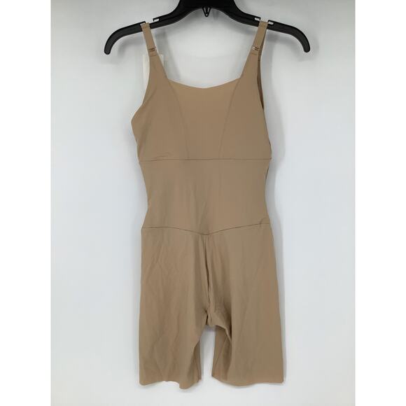 Maidenform Sz M Beige Wear-Your-Own-Bra Tummy Control Shapewear Bodysuit H15-19 - Picture 5 of 8